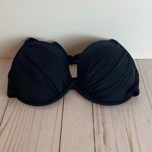 SHADE & SHORE Ruched Molded Cup Bikini Top - NEW